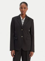 Tommy Hilfiger Marynarka Timeless WW0WW46662 Czarny Regular Fit. Czarne marynarki i żakiety TOMMY HILFIGER, bez wzorów, z wełny. Za 1,199.00 zł.