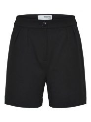SELECTED FEMME Szorty "Eva" w kolorze czarnym rozmiar: XL. Czarne szorty Selected Femme, bez wzorów, z podwyższonym stanem. Za 57.20 zł.
