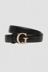 GUESS Czarny damski pasek H30, Rozmiar S. Czarne paski Guess, z aplikacjami. W wyprzedaży za 129.99 zł.
