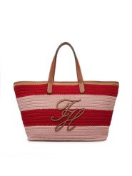 Tommy Hilfiger Torebka Th Nautical Tote Crochet Str AW0AW18816 Kolorowy. Torebki klasyczne TOMMY HILFIGER, bez wzorów, z materiału, bez dodatków. Za 849.99 zł.