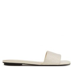 Klapki Calvin Klein. Klapki Calvin Klein, bez wzorów, bez obcasa. Za 269.99 zł.