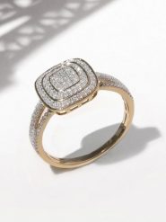 DIAMOND & CO Złoty pierścionek "Ramona" z diamentami rozmiar: 52. Żółte pierścionki Diamond & Co, z diamentem, złote. Za 2,805.99 zł.