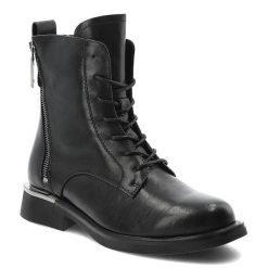 Czarne Botki Vinceza Wygodne Buty Damskie. Czarne botki VINCEZA, na jesień, z aplikacjami, bez obcasa, na obcasie, bez zapięcia. Za 220.99 zł.