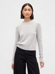 GAP Sweter w kolorze szarym rozmiar: M. Szare swetry GAP, m, bez wzorów, bez ramiączek. Za 123.25 zł.
