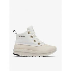Buty outdoor damskie Columbia Moritza Shield. Białe trekkingi Columbia, outdoorowe. Za 398.99 zł.