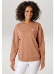 Aniston Bluza w kolorze jasnobrązowym rozmiar: 40. Brązowe bluzy Aniston, bez wzorów, bez kaptura. Za 130.99 zł.