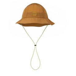 Kapelusz BUFF GO BUCKET HAT SOLID. Brązowe kapelusze Buff, bez wzorów. Za 140.99 zł.