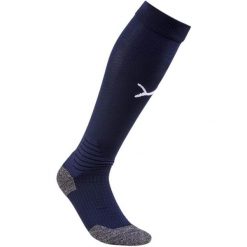 Skarpety Piłkarskie Unisex Dla Dorosłych Liga Core. Niebieskie skarpety Puma, bez wzorów. Za 80.99 zł.