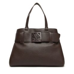 Torebka Armani Exchange. Brązowe torebki klasyczne Armani Exchange, bez wzorów, bez dodatków. Za 809.99 zł.
