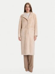 Rinascimento Płaszcz przejściowy CFC0122205003 Biały Regular Fit. Brązowe płaszcze Rinascimento, xl, bez wzorów, z syntetyku, bez kaptura. Za 719.99 zł.