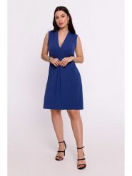 Be Wear Sukienka w kolorze granatowym rozmiar: XXL. Niebieskie sukienki Be Wear, xxl, bez wzorów, bez kołnierzyka, bez ramiączek, mini. Za 123.82 zł.
