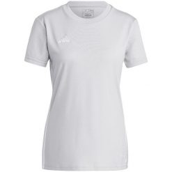 Koszulka damska adidas Tabela 23 Jersey. Białe bluzki Adidas, xl, bez wzorów, z jersey, sportowe, bez kołnierzyka, bez ramiączek. Za 65.00 zł.