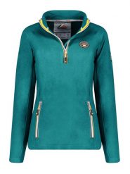 Geographical Norway Bluza polarowa w kolorze zielonym rozmiar: M. Zielone bluzy Geographical Norway, m, bez wzorów, z polaru, bez kaptura. Za 83.42 zł.