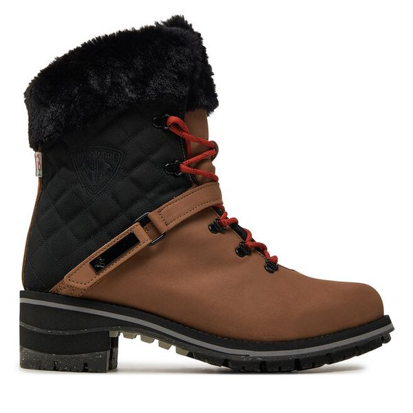 Trzewiki Rossignol. Czarne botki Rossignol, bez wzorów, bez obcasa, na płaskiej podeszwie, bez zapięcia. Za 1,519.00 zł.