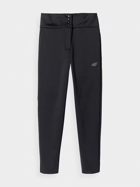 4F Spodnie narciarskie w kolorze czarnym rozmiar: S. Czarne spodnie dresowe 4f, m, bez wzorów, z polaru, narciarskie. Za 183.59 zł.