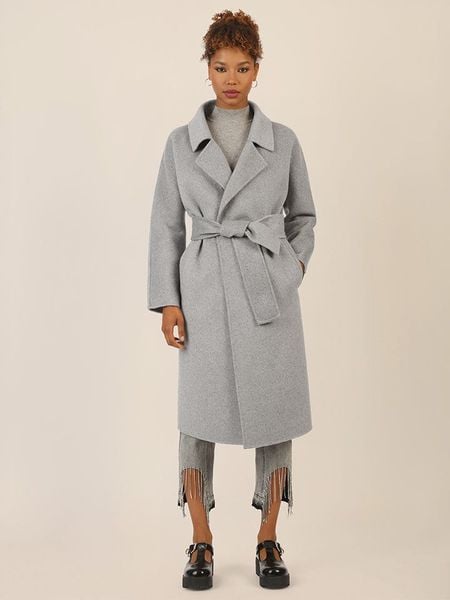 APART Płaszcz przejściowy w kolorze jasnoszarym rozmiar: 40. Szare płaszcze Apart, bez wzorów, z wełny, bez kaptura. Za 543.99 zł.