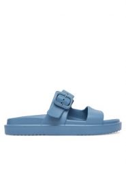 Tommy Hilfiger Klapki FW0FW08953 Szary. Szare klapki TOMMY HILFIGER, bez wzorów, z syntetyku, bez obcasa. Za 209.99 zł.