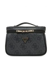 Guess Kosmetyczka TWOB86 88039 Czarny. Czarne kufry i kosmetyczki Guess, z aplikacjami, ze skóry, bez dodatków. Za 359.99 zł.