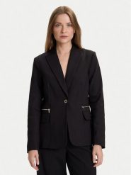 Morgan Marynarka 242-VBEKA.F Czarny Regular Fit. Czarne marynarki i żakiety Morgan, bez wzorów, z bawełny. Za 469.99 zł.