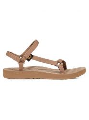 Teva Sandały w kolorze jasnobrązowym rozmiar: 37. Brązowe sandały Teva, bez wzorów, klasyczne, z otwartym noskiem, bez obcasa, bez zapięcia. Za 132.95 zł.