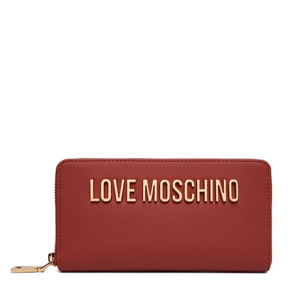 Portfel LOVE MOSCHINO. Czerwone portfele Love Moschino, bez wzorów. Za 439.99 zł.
