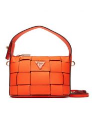 Guess Torebka Maylee Mini HWWG96 61720 Pomarańczowy. Brązowe torebki klasyczne Guess, z aplikacjami, ze skóry, bez dodatków. Za 639.99 zł.