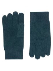 Perfect Cashmere Kaszmirowe rękawiczki "Hailey" w kolorze ciemnozielonym rozmiar: onesize. Zielone rękawiczki Perfect Cashmere, bez wzorów, z kaszmiru. Za 121.99 zł.