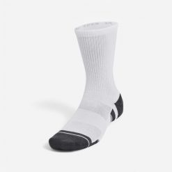 Skarpetki unisex Under Armour Performance Tech wysokie 3 pary. Białe skarpety Under Armour, bez wzorów. Za 44.99 zł.
