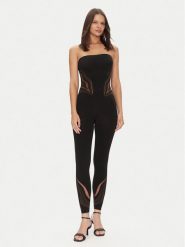 Wolford Kombinezon Venus 57177 Czarny Slim Fit. Czarne sukienki Wolford, l, bez wzorów, z syntetyku, bez kołnierzyka, bez ramiączek. Za 1,079.00 zł.