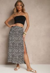 Szara Rozkloszowana Spódnica z Wiskozy ze Wsuwanymi Kieszeniami Koselle. Szare spódnice Renee, na co dzień, l, bez wzorów, z wiskozy, eleganckie, midi, rozkloszowane. Za 54.99 zł.