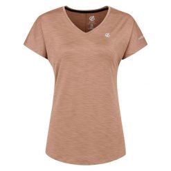 T-shirt Damski Sportowy. Brązowe koszulki sportowe Dare 2b, bez wzorów, bez ramiączek, trekkingowe. Za 44.99 zł.