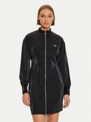 Liu Jo Sport Sukienka codzienna TF4261 J4751 Czarny Regular Fit. Czarne sukienki Liu Jo Sport, na co dzień, xl, bez wzorów, z syntetyku, sportowe, bez kołnierzyka, bez ramiączek, proste. Za 799.99 zł.