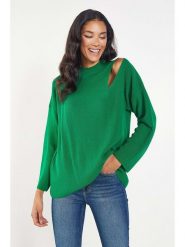 LA Angels Bluza w kolorze zielonym rozmiar: M. Zielone bluzy LA Angels, m, bez wzorów, z wełny, bez kaptura. Za 87.81 zł.