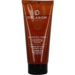 DELAROM Orange Bath and Shower Gel Bottle pomarańczowy żel pod prysznic 200ml. Żele pod prysznic DELAROM. Za 76.99 zł.
