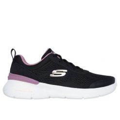 Buty SKECHERS SKECH-AIR DYNAMIGHT Czarny. Czarne obuwie sportowe Skechers, z syntetyku, bez zapięcia. Za 319.08 zł.
