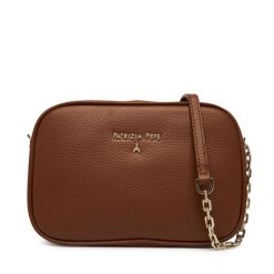 Torebka Patrizia Pepe. Brązowe torebki klasyczne Patrizia Pepe, bez wzorów, bez dodatków. Za 689.99 zł.