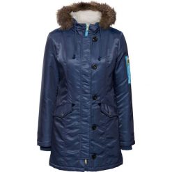 Parka bonprix ciemnoniebieski. Parki bonprix. Za 99.99 zł.