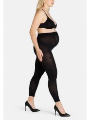 Camano Legginsy "Maternity" w kolorze czarnym - 50 DEN rozmiar: 40/42. Czarne legginsy Camano, bez wzorów. Za 60.99 zł.