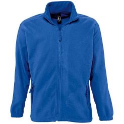 Bluza Polarowa Unisex Dla Dorosłych North. Niebieskie bluzy SOL'S, na zimę, s, bez wzorów, z polaru, bez kaptura. Za 131.99 zł.