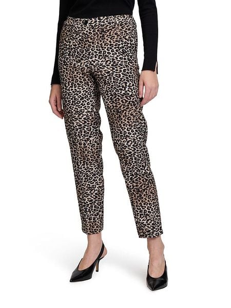 Betty Barclay Spodnie w kolorze czarno-beżowym rozmiar: 46. Brązowe spodnie materiałowe Betty Barclay, na co dzień, bez wzorów, z materiału. Za 91.12 zł.