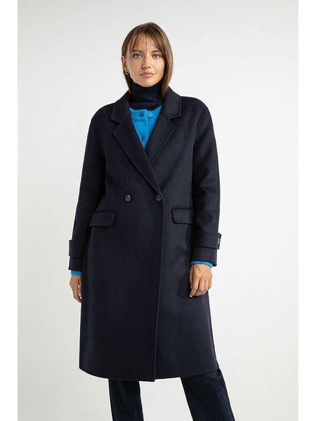 Josephine & Co Płaszcz zimowy "Sandro" w kolorze granatowym rozmiar: 38. Niebieskie płaszcze Josephine & Co, na zimę, bez wzorów, z puchu, bez kaptura. Za 388.16 zł.