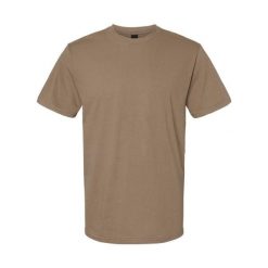 Koszulka Unisex Dla Dorosłych Softstyle Midweight. Brązowe bluzki GILDAN, xl, bez wzorów, sportowe, bez kołnierzyka, bez ramiączek. Za 33.99 zł.