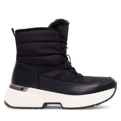 Botki DeeZee. Brązowe botki DeeZee, bez wzorów, bez obcasa, na szpilce, bez zapięcia. Za 169.99 zł.