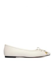 GINO ROSSI Baleriny CEO-ROSE-LT2088 Biały. Białe baleriny Gino Rossi, bez wzorów, ze skóry, bez obcasa. Za 329.99 zł.