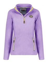 Geographical Norway Bluza polarowa w kolorze fioletowym rozmiar: XXL. Różowe bluzy Geographical Norway, xxl, bez wzorów, z polaru, bez kaptura. Za 70.41 zł.