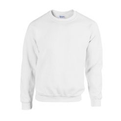 Bluza Rozpinana Unisex Dla Dorosłych Z Grubej Mieszanki Bawełny. Białe bluzy GILDAN, m, bez wzorów, z bawełny, z kapturem. Za 65.99 zł.