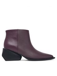 United Nude Botki Ricky Yoyo Mid 110413416 Bordowy. Czerwone botki United Nude, bez wzorów, ze skóry, bez obcasa, na słupku, bez zapięcia. Za 1,579.00 zł.