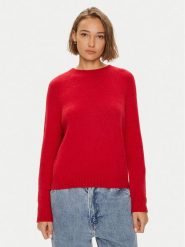 Weekend Max Mara Sweter Ghiacci 2425366111 Czerwony Standard Fit. Czerwone swetry Weekend Max Mara, s, bez wzorów, z wełny, bez ramiączek. Za 899.99 zł.