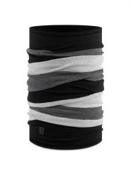 Buff Szal-koło "Merino Move" w kolorze szaro-antracytowym - 70 x 24 cm rozmiar: onesize. Czarne szaliki Buff, bez wzorów, z wełny. Za 83.45 zł.