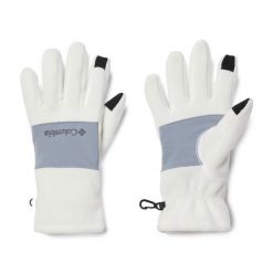 Rękawiczki trekkingowe damskie Columbia Fast Trek III. Białe rękawiczki Columbia, bez wzorów, sportowe. Za 67.99 zł.